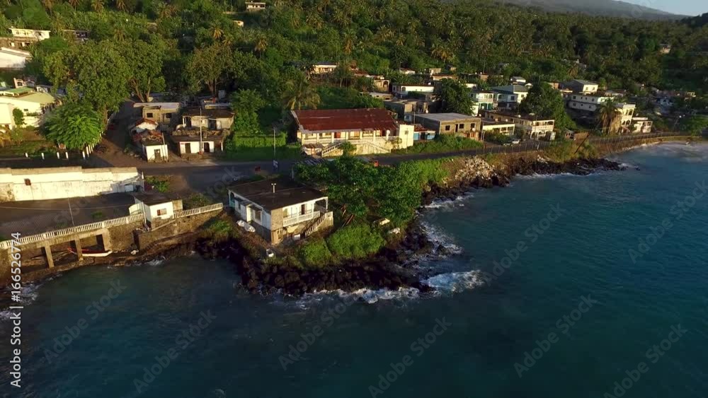the island of Moroni in the Comoros, off the coast of africa the island of Moroni in the Comoros, off the coast of africa