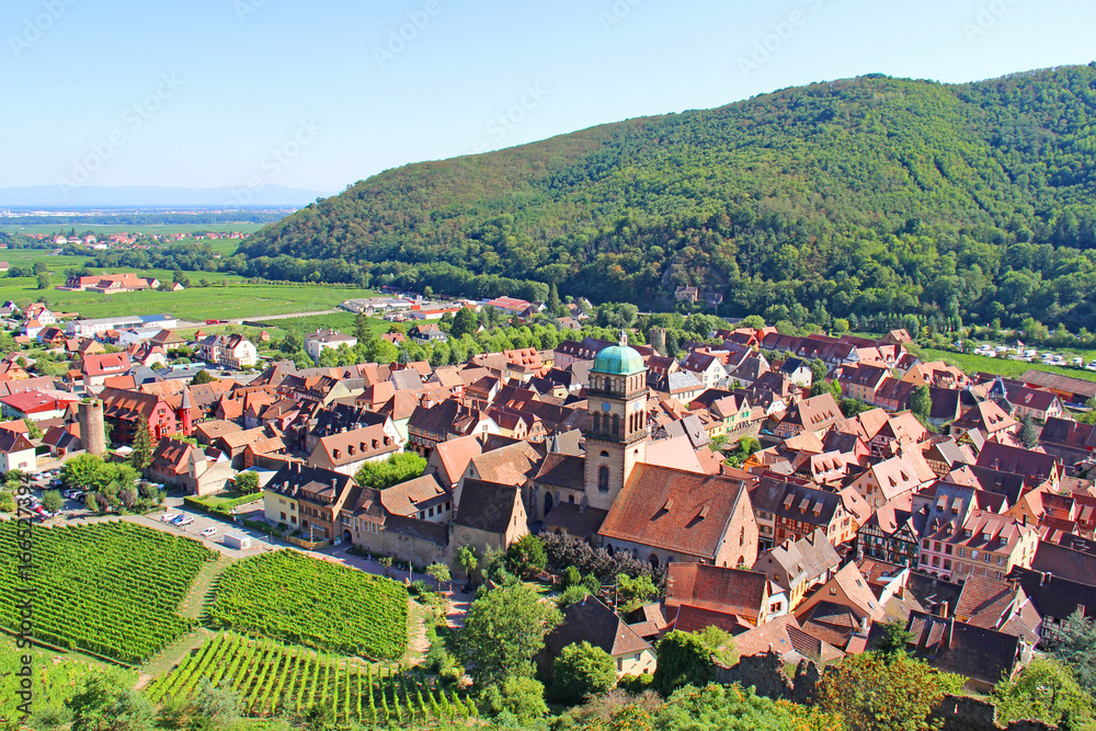 Obraz premium Alsace village de Kaysersberg France 