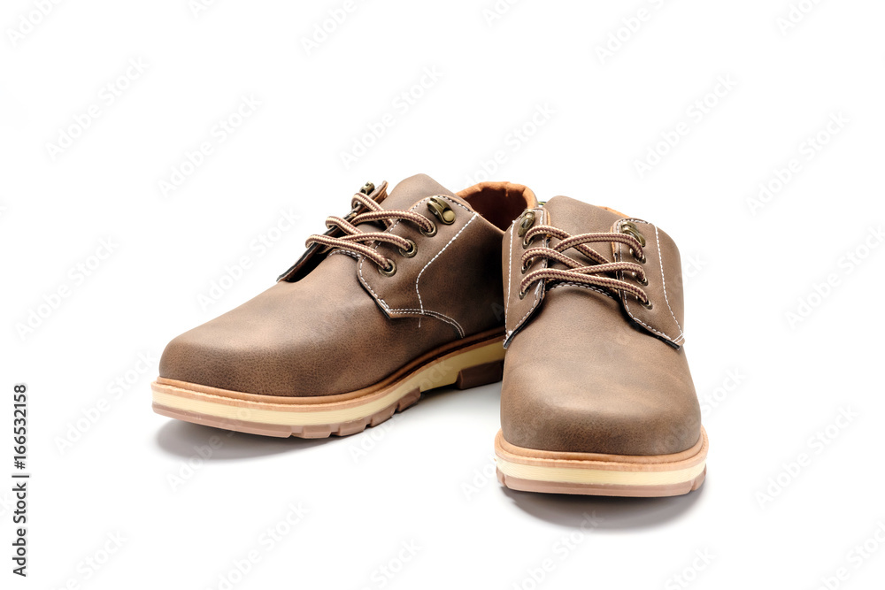 Leather shoes isolated