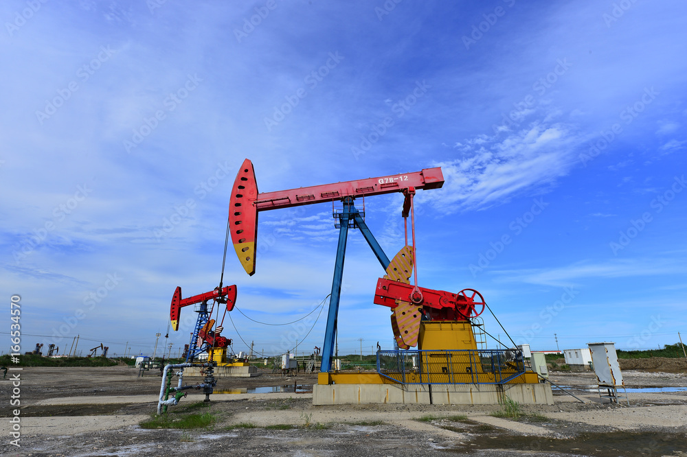 Fototapeta premium The oil pump