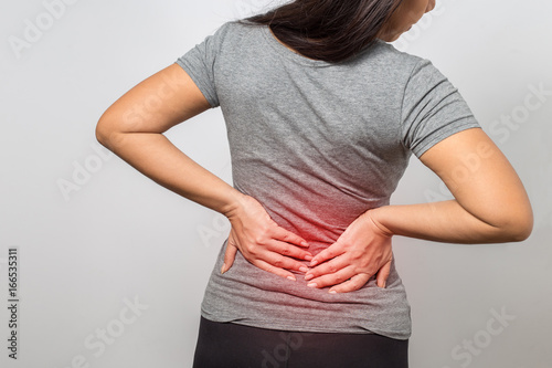 Photography Woman with backache