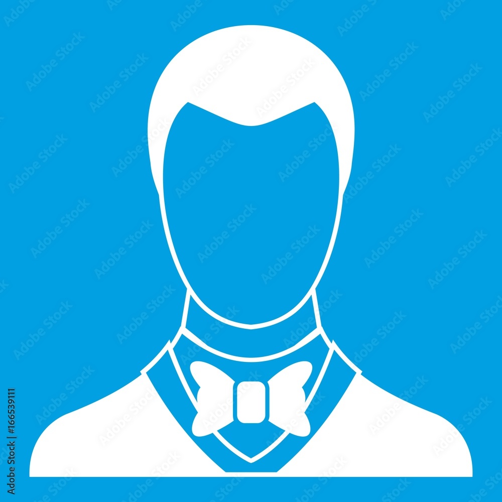 Groom icon white Groom icon white