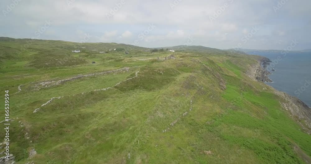 Aerial, Irish Cliffs, County Cork, Ireland- native Version Aerial, Irish Cliffs, County Cork, Ireland- native Version