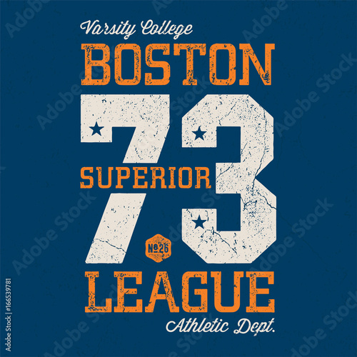 Boston Superior League - Tee Design For Print photo