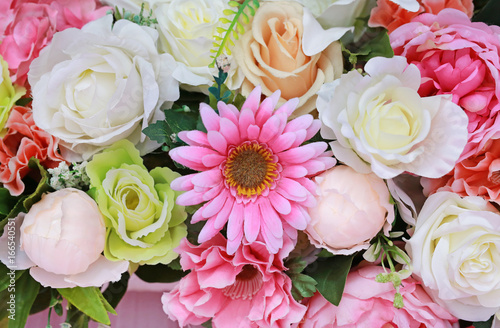 Fototapeta Naklejka Na Ścianę i Meble -  bouquet flowers for background.