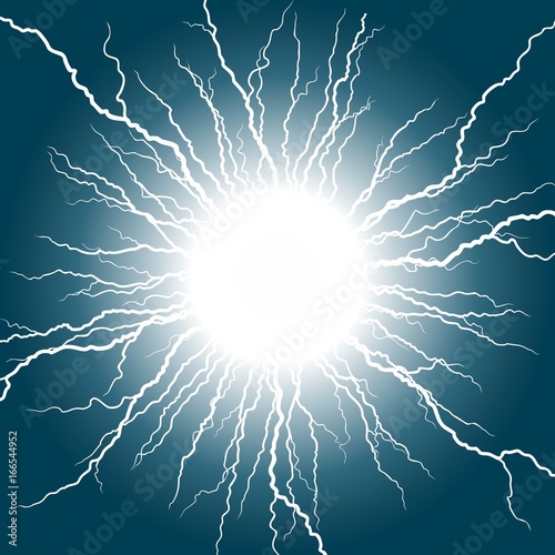 Lightning stroke.