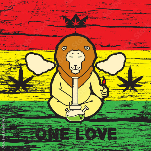 Just legalize - series. Animals smoke marijuana