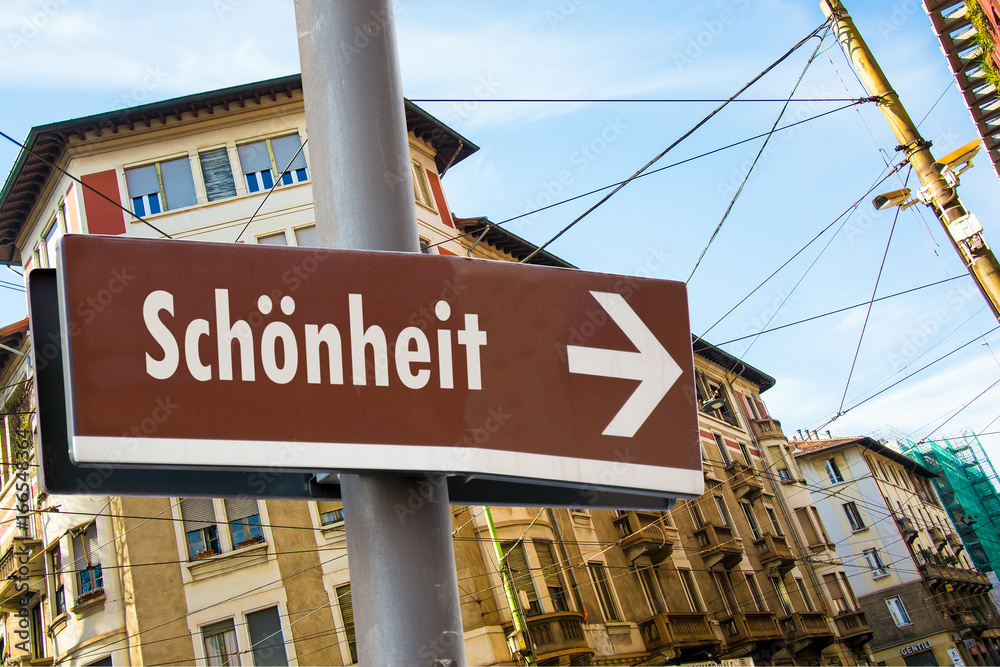 Obraz premium Schild 223 - Schönheit