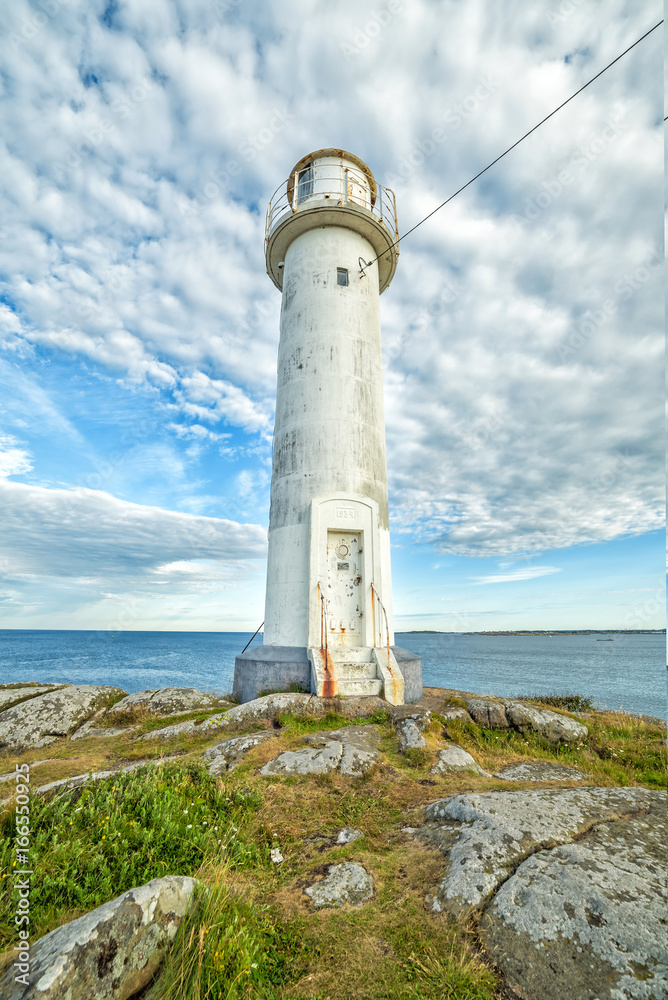 Vertical view for lighthouse in Varberg Vertical view for lighthouse in Varberg