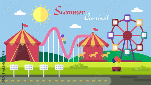 Summer Carnival Background