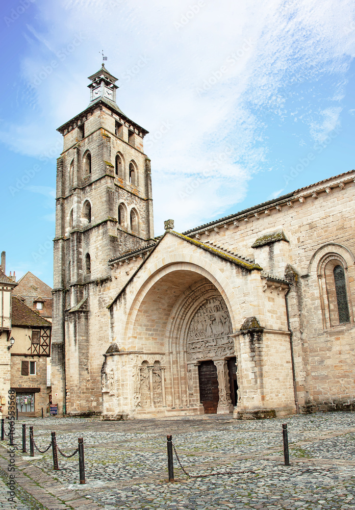 Beaulieu sur Dordogne. Abbatiale saint Pierre. Corrèze. Nouvelle Aquitaine