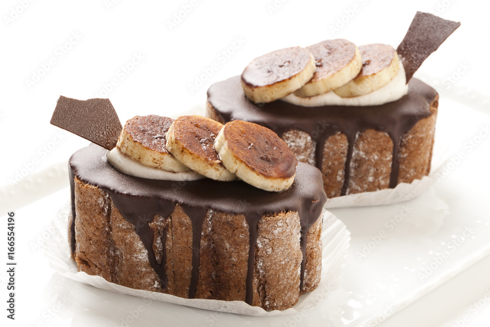 バナナのショコラケーキ バナナのショコラケーキ