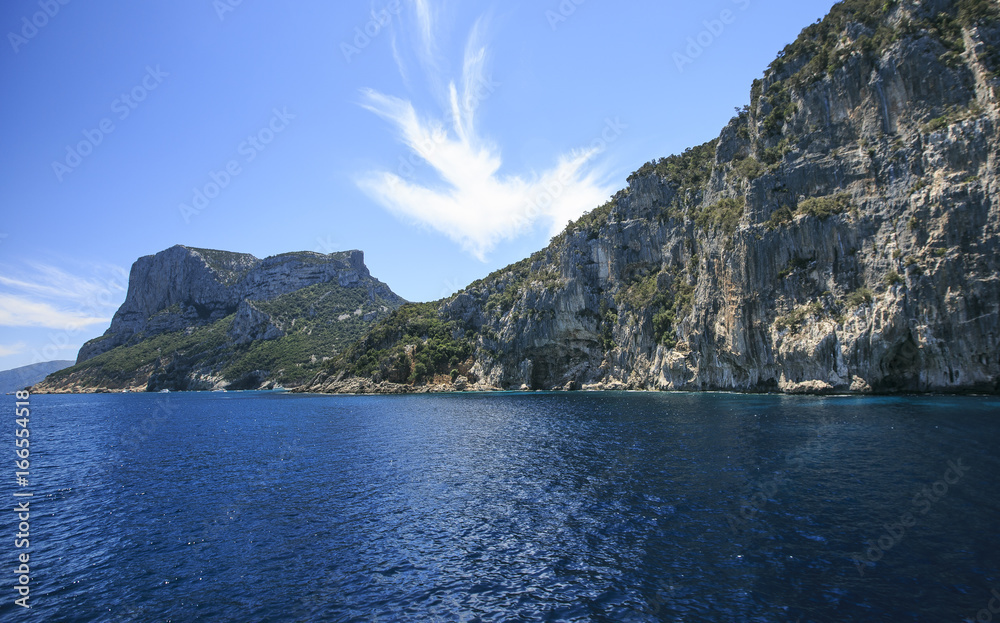 Coast of Sardinia island in Italy