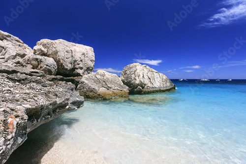 Coast of Sardinia island in Italy