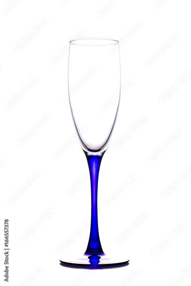 Obraz premium a glass of sparkling wine. isolate