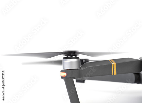 brushless motors. drone on white background.