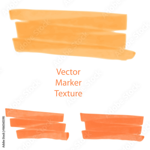Set of hand drawn marker texture, watercolor effect, spots for design