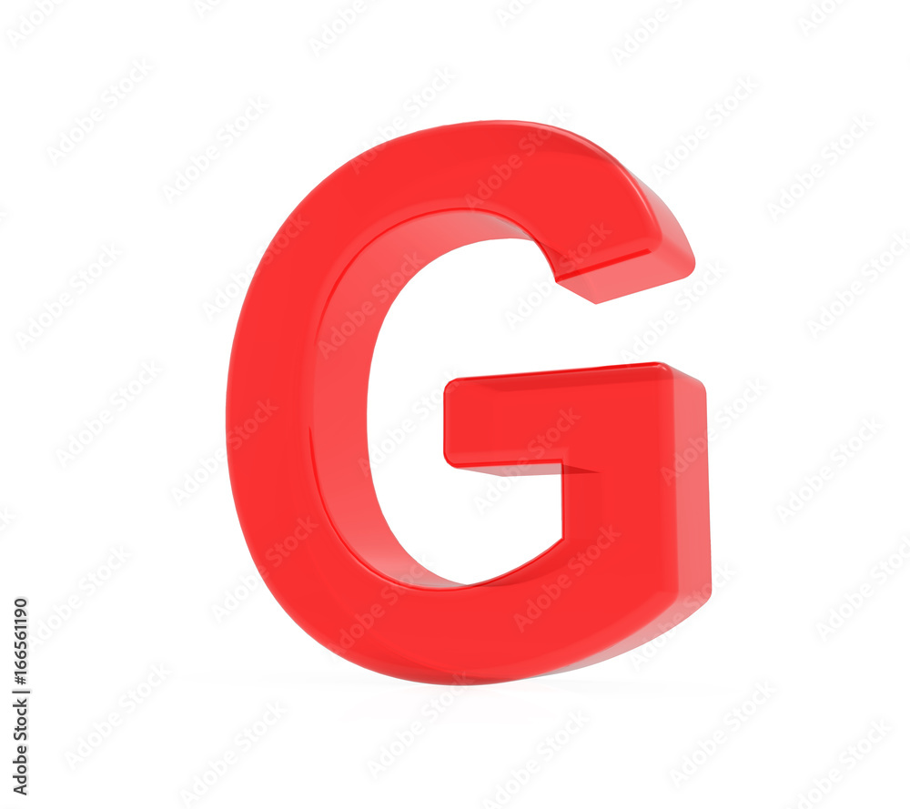 red letter G red letter G