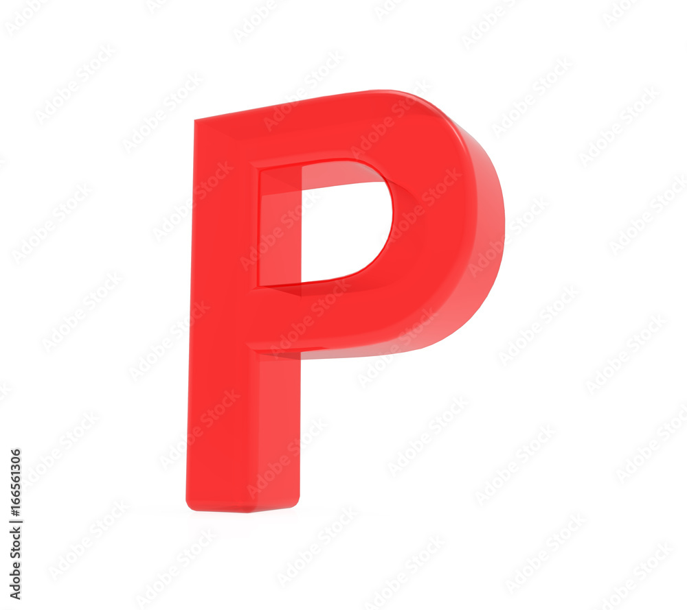 red letter P red letter P