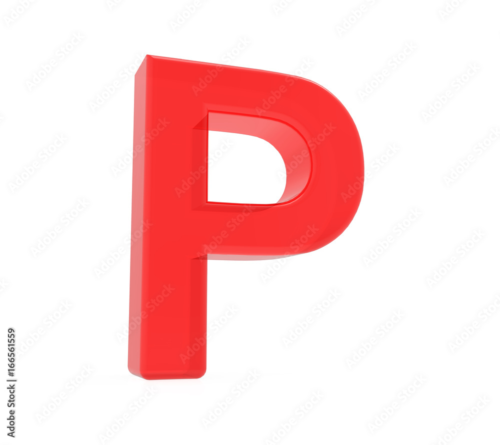 red letter P red letter P