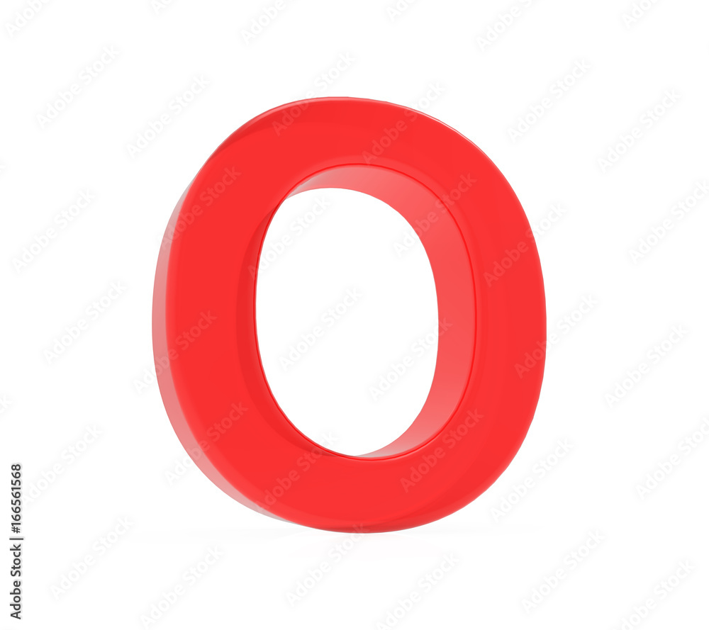 red letter O red letter O