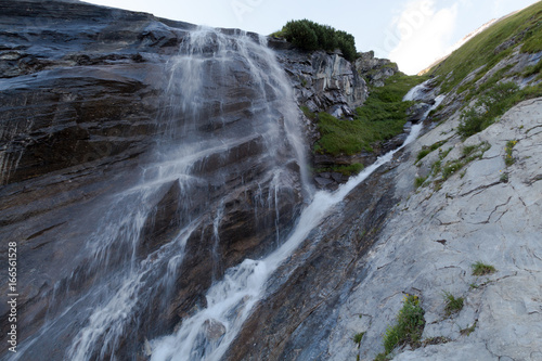 Waterfall on the way to Grossglockner, Austria