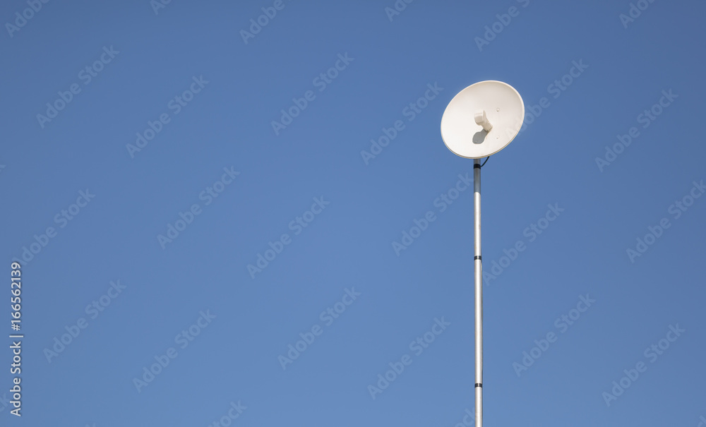 Modern outdoor wifi antenna installed by isp Modern outdoor wifi antenna installed by isp