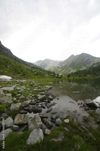 Fototapeta Naklejka Na Ścianę i Meble -  Lago d'Arpy, Valle d'Aosta