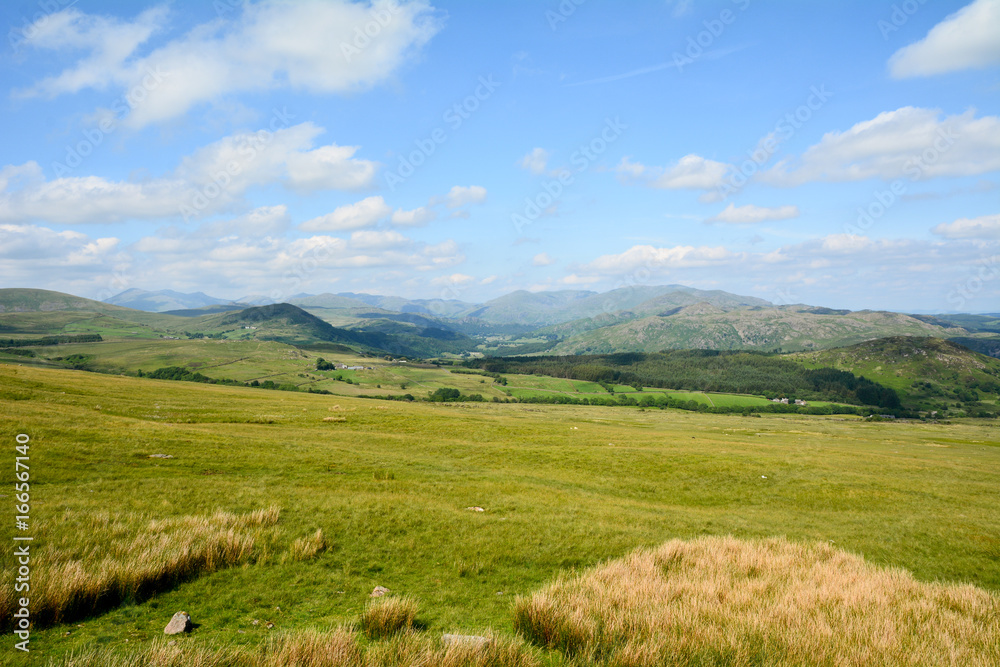 View north of the |Lake District taken near Lowick in Cumbria England