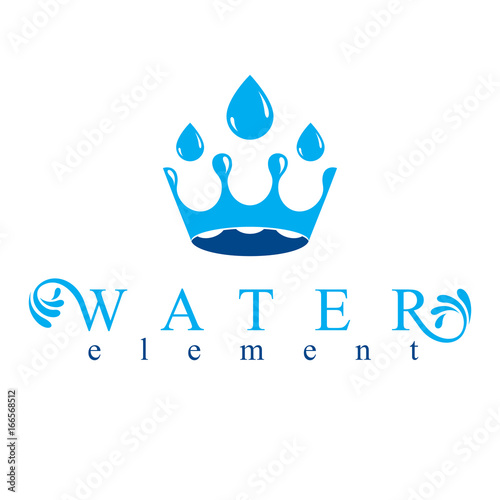 Pure water vector abstract ...