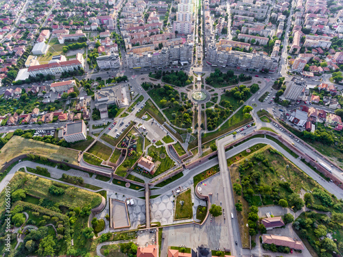 Alba Iulia new City centre Aerial View