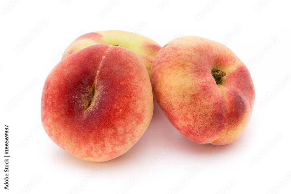 Peach. Fruit with isolated on white background. Peach. Fruit with isolated on white background.