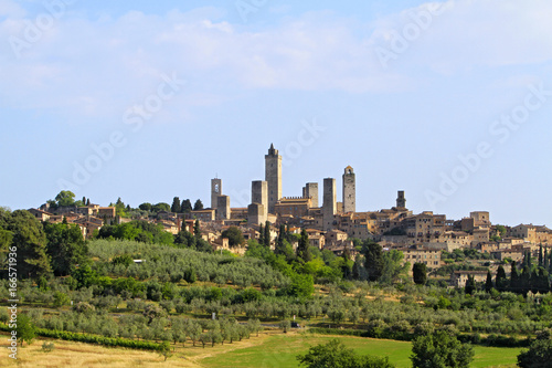 View of San Gimignano, Tuscany, Italy, Europe