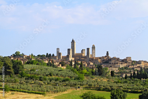 View of San Gimignano  Tuscany  Italy  Europe