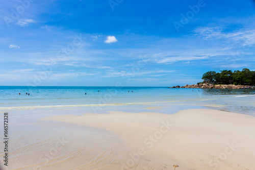 Fototapeta Naklejka Na Ścianę i Meble -  Chaweng Beach in Samui Island : チャウエンビーチ・サムイ島・美しい・ビーチ