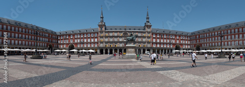 Obraz na płótnie Plaza Mayor in Madrid w salonie