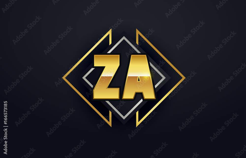 ZA Initial Logo for your startup venture ZA Initial Logo for your startup venture