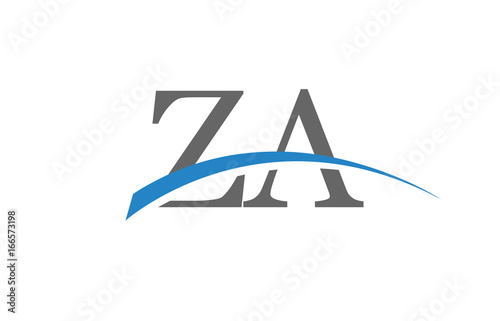 ZA Initial Logo for your startup venture