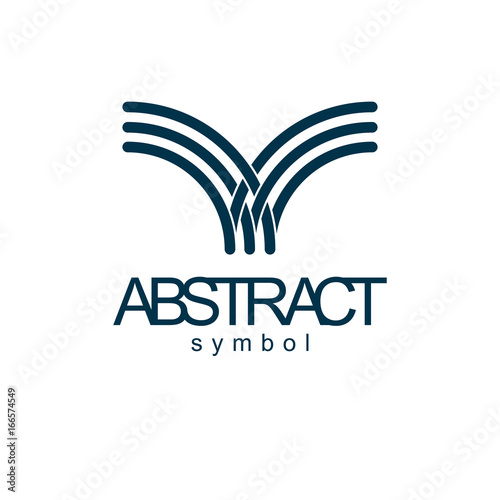 Vector abstract geometric s...