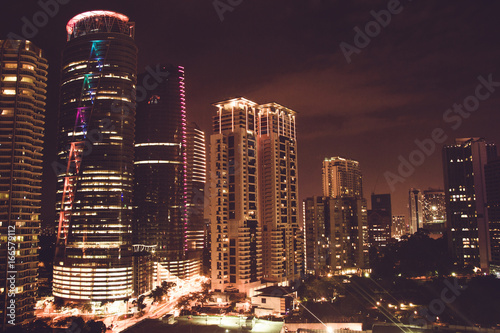 Photography Spectacular night city view