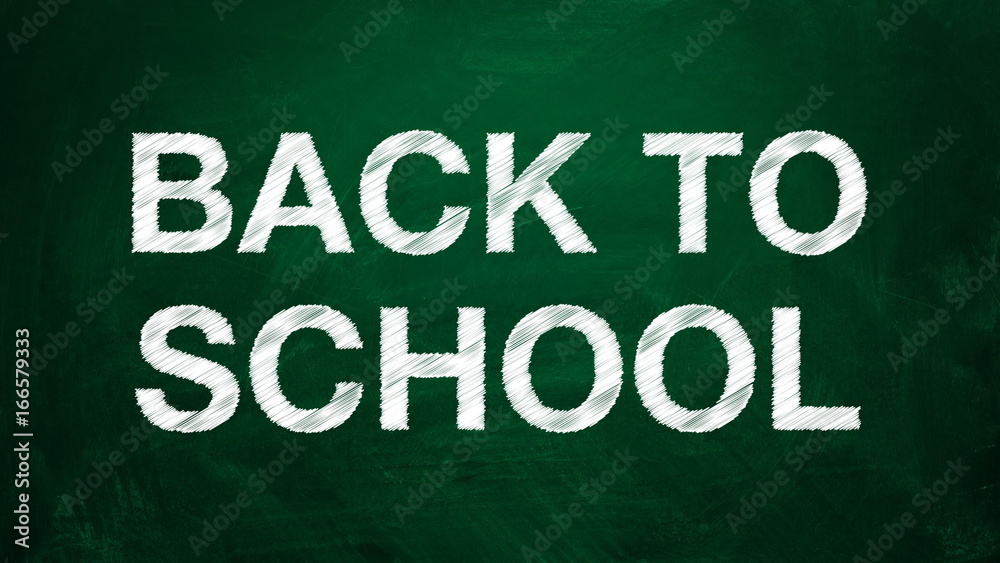 White text Back to school. The effect of the scribble. 3D rendering White text Back to school. The effect of the scribble. 3D rendering
