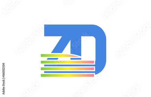 Free Download ZD Initial Logo for your startup venture - GFXLoad