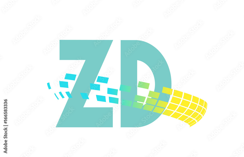ZD Initial Logo for your startup venture ZD Initial Logo for your startup venture