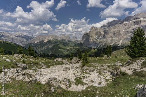 Beautiful summer mountain landscape. Dolomites. Italy. © Jacek Jacobi