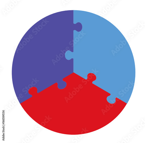 Three Part Circle Puzzle