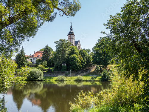 Blick auf die Stadtkirche in Penig