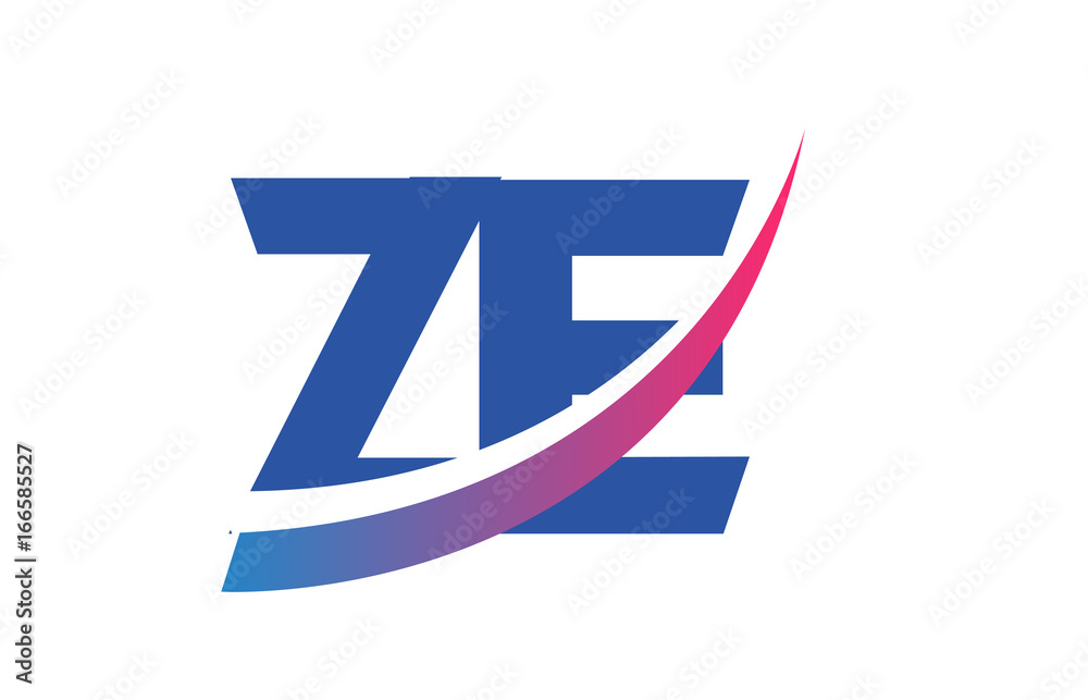 ZE Initial Logo for your startup venture ZE Initial Logo for your startup venture