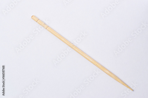Single Wooden Toothpick photo