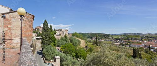 Toskana-Panorama, Certaldo im Chianti-Gebiet photo