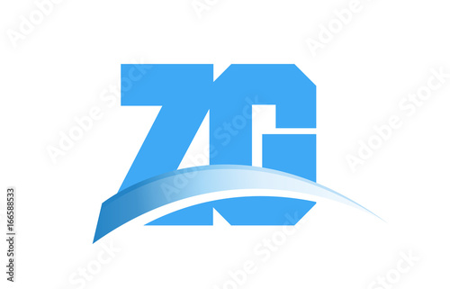 ZG Initial Logo for your startup venture